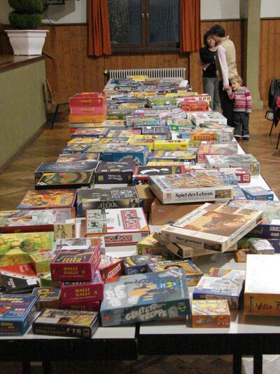 Über 200 Spiele standen zur Verfügung